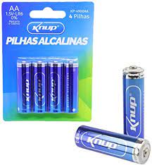  - Pilhas - azul - Central - unidade    Cod. PILHA ALCALINA 1.5V KP-4900AA